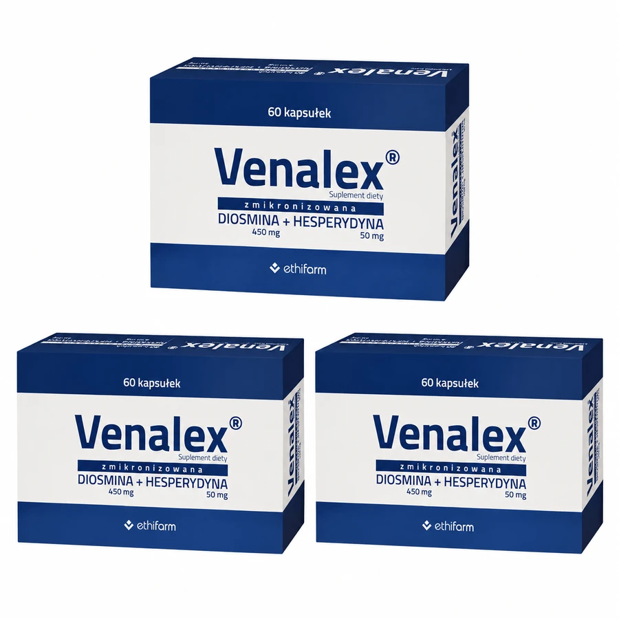 Venalex, diosmine micronisée + hespéridine, 3x60 gélules