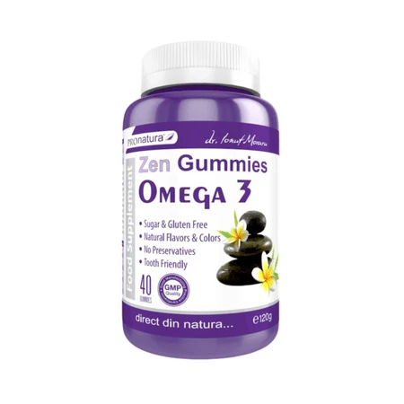Zen OMEGA-3-gummies, 40 stuks, Pro Natura