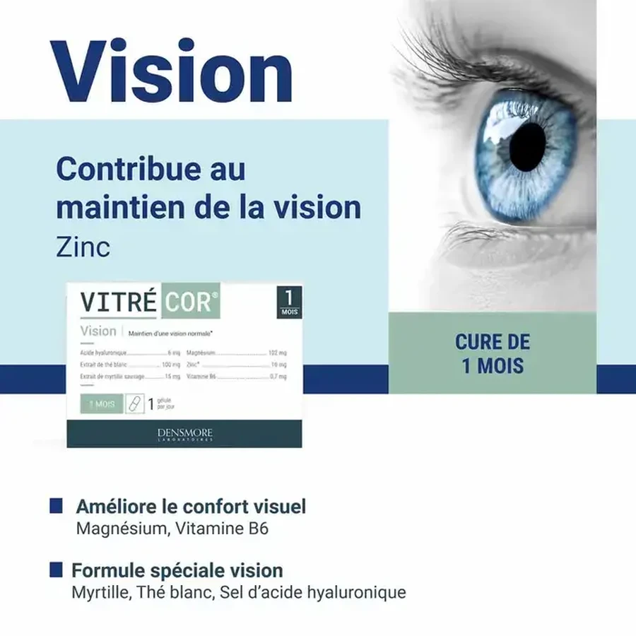 Vitrecor, 30 vegetarische Kapseln, Densmore Laboratoires
