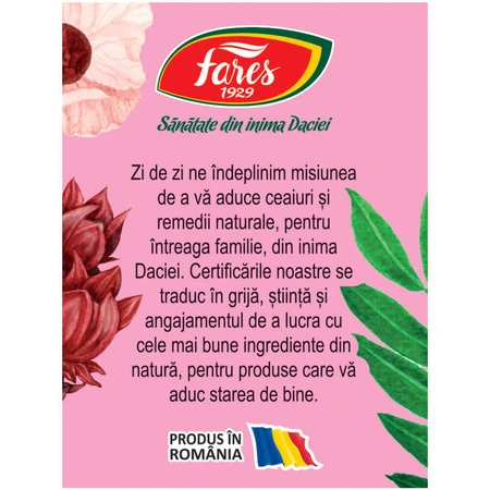 Silueta perfectǎ 1 Tea, purification and drainage M123, 5x20 sachets, Fares