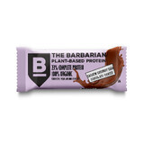 Organic protein bar wrapped in chocolate with cashew, coconut and chia, 68 gr, The Barbarian