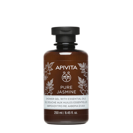 Shower gel with jasmine extract, 250 ml, Apivita