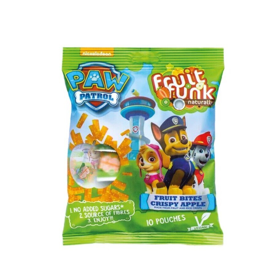 Fruit snack with apple crisp Paw Patrol, 100 gr, Fruit Funk