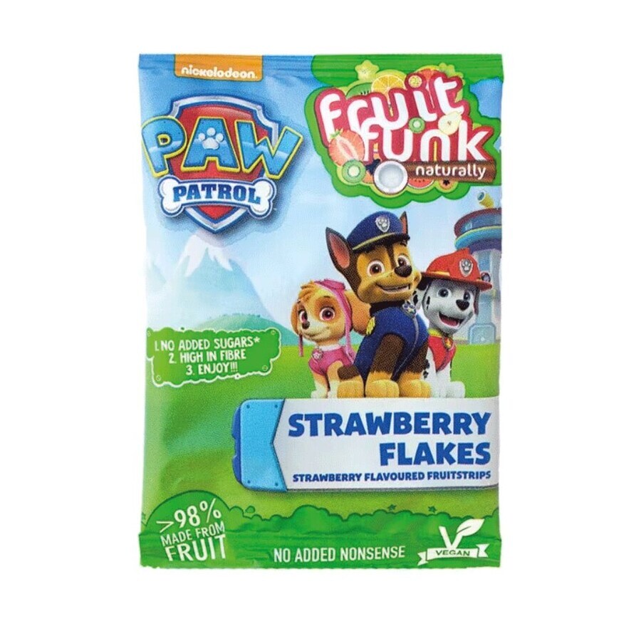 Jeleuri din fructe cu capsuni Paw Patrol, 16 gr, Fruit Funk