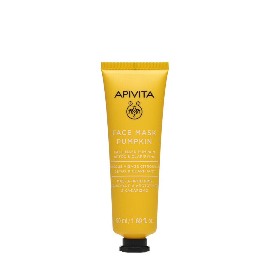 Detoxifying mask with pumpkin extract, 50 ml, Apivita