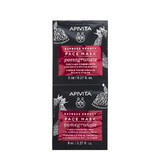 Express Beauty Revitalising Facial Mask with Pomegranate Extract, 2 x 8 ml, Apivita