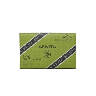 Natural soap with olive extract, 125 g, Apivita