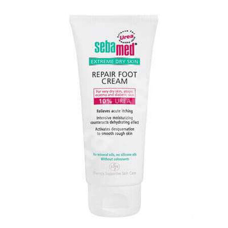 Foot cream with 10% urea for very dry skin, 100ml, sebamed