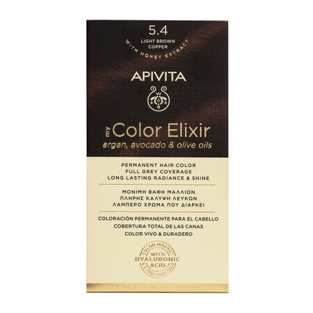 My Color Elixir hair dye, shade 5.4, Apivita