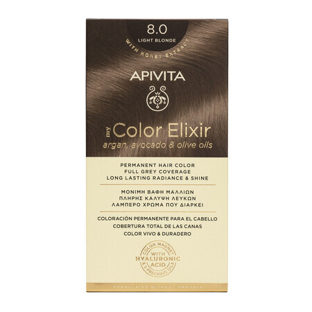 Teinture My Color Elixir, nuance 8.0, Apivita