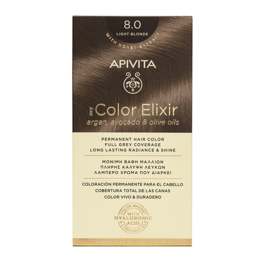 Teinture My Color Elixir, nuance 8.0, Apivita