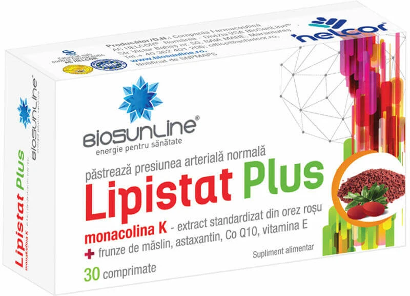 Lipistat Plus, 30 tabletten, Helcor