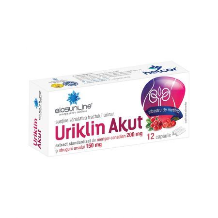 Uriklin Akut, 12 Kapseln, Helcor