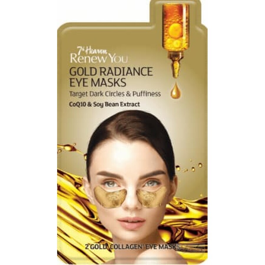 7th Heaven Masque pour les yeux Q10 Gold, 1 pc