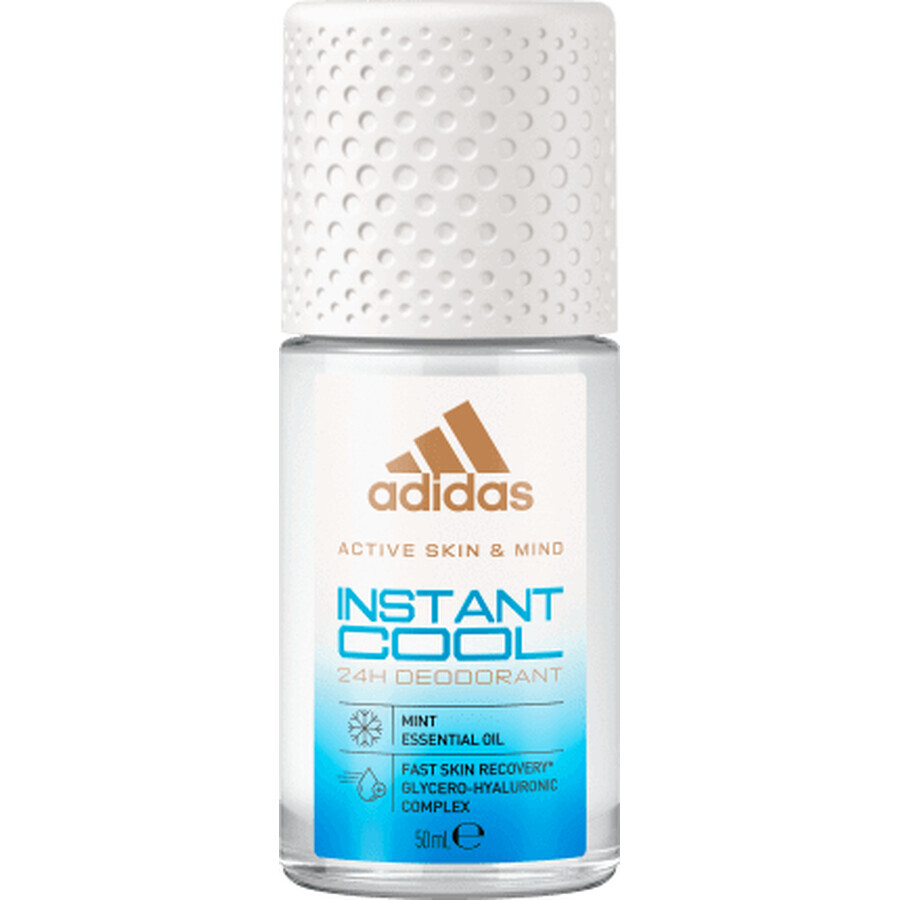 Desodorante Adidas roll-on instant cool, 50 ml