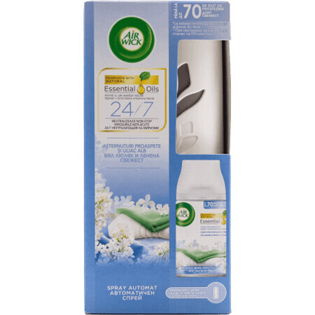 Airwick Aparat odorizant cu rezervă cool linen, 250 ml