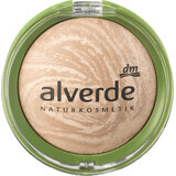 Alverde Naturkosmetik Blush duo bronzing gemarmerd No.01 Zacht Brons, 10 g