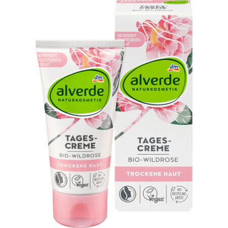 Alverde Naturkosmetik Wildrose Tages-Gesichtscreme, 50 ml