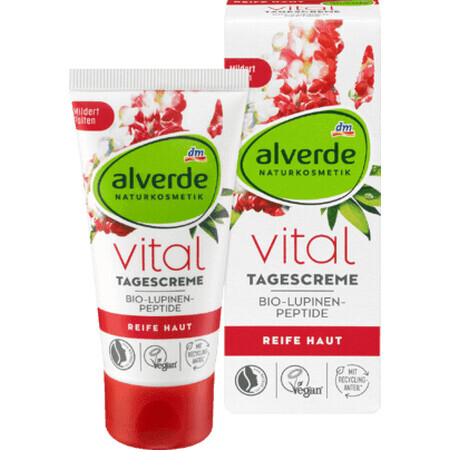 Alverde Naturkosmetik Peptid & Lupine Tagescreme, 50 ml, 50 ml