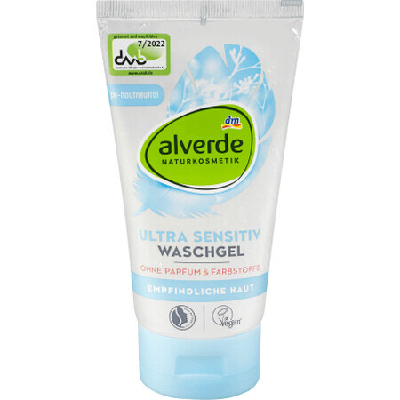 Alverde Naturkosmetik gel detergente ultra sensibile, 150 ml