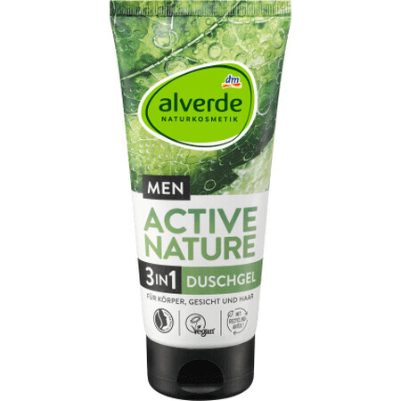 Alverde Naturkosmetik MEN 3 in 1 Douchegel, 200 ml