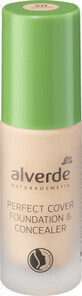 Alverde Naturkosmetik Perfect Cover foundation &amp;amp; concealer 20, 20 ml