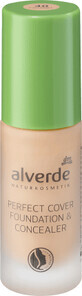 Alverde Naturkosmetik Perfect Cover foundation &amp;amp; concealer 40, 20 ml