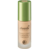 Alverde Naturkosmetik Perfect Cover foundation &amp; concealer - Nr. 50, 20 ml