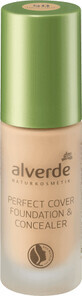 Alverde Naturkosmetik Perfect Cover foundation &amp;amp; concealer - Nr. 50, 20 ml