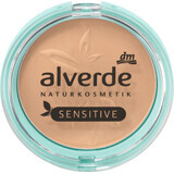 Alverde Naturkosmetik Polvere opacizzante Sensitive, 11 g