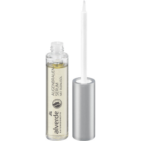 Alverde Naturkosmetik Siero per sopracciglia con olio di ricino, 9 ml