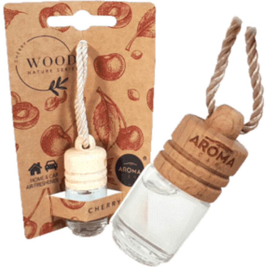 Wood mini cherry auto luchtverfrisser, 4 ml