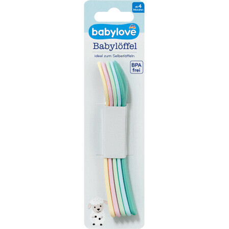 Babylove Cuillères courtes pour bébé, 5 pièces