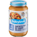 Babylove Aardappelmenu met rundergoulash 8+, 220 g