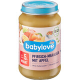 Babylove Perzikmenu met passievrucht en appel ECO,5+, 190 g