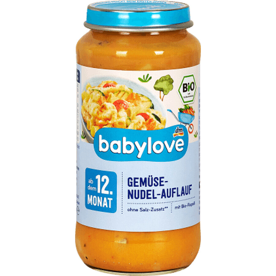 Babylove Menu végétal avec pâtes ECO, 12+, 250 g