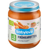 Babylove morcovi timpurii 5+ ECO, 125 g