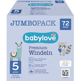 Babylove Premium jumboluiers nummer 5, 72 st