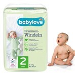 Babylove Premium Windeln Gr. 2, Mini, 3-6 kg, 42 St