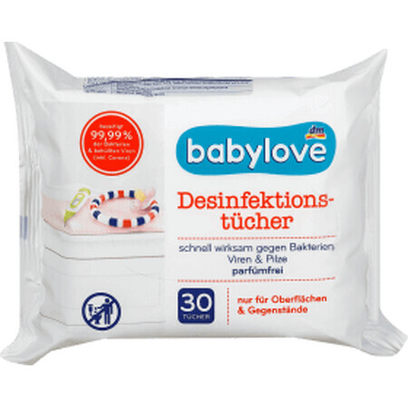 Babylove Desinfektionstücher, 30 Stk