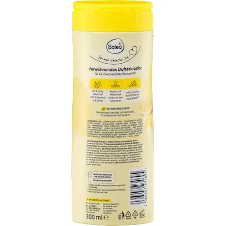 Balea Lemon Shower Cream, 300 ml