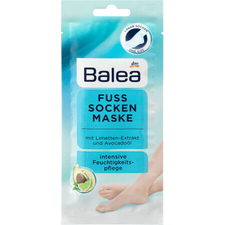 Balea Foot Sock Mask, 2 pcs