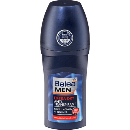 Balea MEN Déodorant roll-on extra sec pour hommes, 50 ml