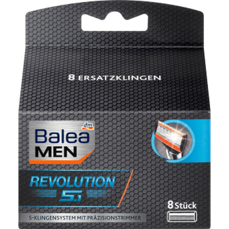 Balea MEN Revolution 5.1 lame de ras rezerve 8 buc, 8 buc