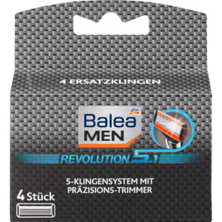 Balea MEN Scheerbladhouder revolutie 5.1, 4 stuks