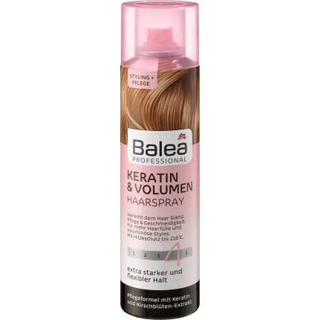 Balea Professional Laca voluminizadora con queratina, 250 ml