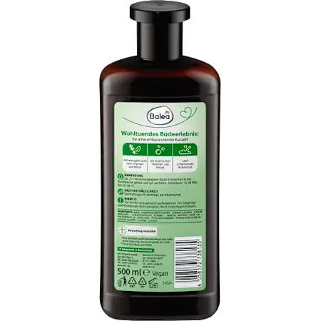 Bagnoschiuma Balea timo&menta, 500 ml