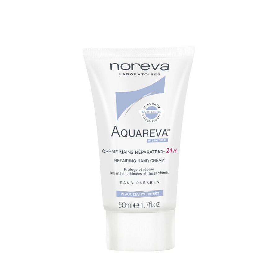 Noreva Aquareva Cremă reparatoare pentru mâini 24h, 50 ml