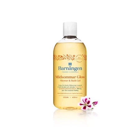 Midsommar Glow shower gel, 400 ml, Barnängen 