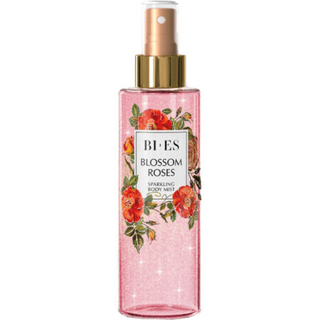 Bi-Es Bruma corporal con rosa, 200 ml